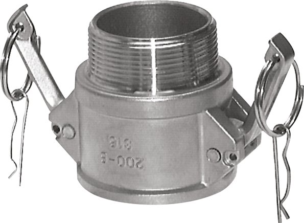 Kamlock-Hebelarmkupplungen MIL-C-27487 / EN 14420-7 (DIN 2828), Cam &  Groove MIL-C-27487 - Ahrendt Industriearmaturen