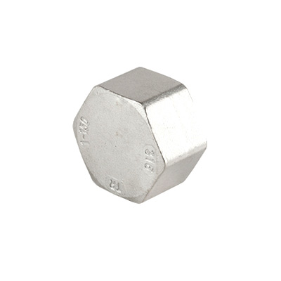 Sechskant-Kappe Endstück (rostfreier Stahl AISI 316) / hexagon cap stainless steel